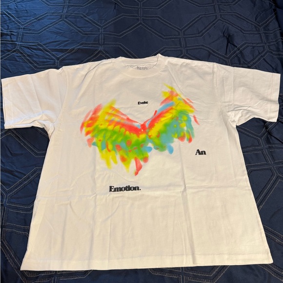 bittersweet Other - Bitter sweet White T-Shirt with Colorful Graphic